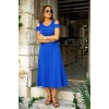 MARSiLYAN- Kadın Askılı Omuzlardan Açık Midi Viskon Elbise