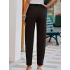 MARSiLYAN- Kadın Beli Lastikli Keten Pantolon