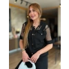 MARSiLYAN- Kadın Fileli Kapüşonlu Modal Ceket
