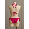 MARSiLYAN- Kadın Fuşya Yandan Bağlamalı Bikini Mayo Takımı