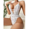 MARSiLYAN- Kadın Göğüs Dekolteli Fantezi Body Seksi Şık Transparan İç Giyim