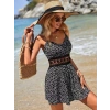 MARSiLYAN- Kadın Ip Askılı V Yakalı Beli Dantel Detaylı Kısa Süprem Tulum