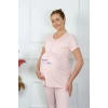 MARSiLYAN- Kadın Kısa Kol Hamile Lohusa Pijama Takımı