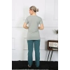 MARSiLYAN- Kadın Kısa Kol Penye Pijama Takımı