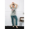 MARSiLYAN- Kadın Kısa Kol Penye Pijama Takımı