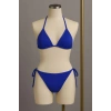 MARSiLYAN- Kadın Mavi Yandan ve Boyundan Bağlamalı Bikini Mayo Takımı