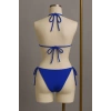 MARSiLYAN- Kadın Mavi Yandan ve Boyundan Bağlamalı Bikini Mayo Takımı