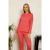MARSiLYAN- Kadın Pamuk Eşofman Takım Kırmızı