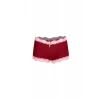 MARSiLYAN- Kadın Pamuklu 2li Boxer Bordo