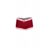 MARSiLYAN- Kadın Pamuklu 2li Boxer Bordo