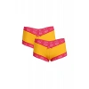 MARSiLYAN- Kadın Pamuklu 2li Boxer Sarı