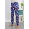 MARSiLYAN- Kadın Pamuklu Alt Pijama Lacivert