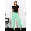 MARSiLYAN- Kadın Pamuklu Tek Alt Pijama Fıstık Yeşili