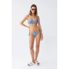 MARSiLYAN- Kadın Straplez Mavi Bikini Takımı