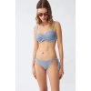 MARSiLYAN- Kadın Straplez Mavi Bikini Takımı
