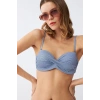 MARSiLYAN- Kadın Straplez Mavi Bikini Takımı