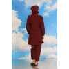 MARSiLYAN- Kadın Tam Tesettür Mayo Bordo