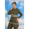 MARSiLYAN- Kadın Tam Tesettür Mayo Haki