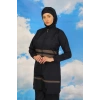 MARSiLYAN- Kadın Tam Tesettür Mayo Lacivert