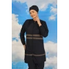 MARSiLYAN- Kadın Tam Tesettür Mayo Lacivert