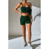 MARSiLYAN- Kadın Yeşil Şortlu Kaşkorse Gecelik Takım