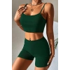 MARSiLYAN- Kadın Yeşil Şortlu Kaşkorse Gecelik Takım