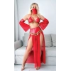 MARSiLYAN- Kırmızı Peçeli Seksi Dansöz Kostümü