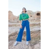 MARSiLYAN-  Kısa Kollu Never Give Up 3lü Crop Eşofman Takımı