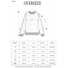 MARSiLYAN- Kışlık Bisiklet Yaka Ön Ve Arka Baskılı SweatShirt - Beyaz