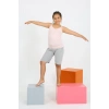 MARSiLYAN- Kız Çocuk İp Askılı Şortlu Penye Pembe Pijama Takım