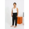 MARSiLYAN- Kız Çocuk Sıfır Kol Beyaz Penye Pijama Takım