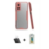 MARSİLYAN™- Mi 10T Pro Kılıf Atlas Asil Serisi - Şeffaf Polymer Nano Ekran Koruyucu + Kamera Lens Koruma Cam - SF