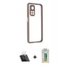 MARSİLYAN™- Mi 10T Pro Kılıf Nova Asil Özel Seri - Şeffaf Polymer Nano Ekran Koruyucu + Kamera Lens Koruma Cam - SF