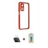 MARSİLYAN™- Mi 10T Pro Kılıf Nova Asil Özel Seri - Şeffaf Polymer Nano Ekran Koruyucu + Kamera Lens Koruma Cam - SF