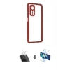 MARSİLYAN™- Mi 10T Pro Kılıf Nova Asil Özel Seri - Siyah 3D Antistatik Cam Ekran Koruyucu + Şeffaf Kamera Lens Koruma Cam