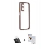 MARSİLYAN™- Mi 10T Pro Kılıf Nova Asil Özel Seri - Siyah Seramik Nano Ekran Koruyucu + Kamera Lens Koruma Cam - SF