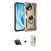 MARSİLYAN™- Mİ 11 Lite Kılıf Ahenk Klasik Koleksiyonu - Siyah 20D Premium Cam Ekran Koruyucu + Kamera Lens Koruma Cam - SF