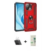 MARSİLYAN™- Mİ 11 Lite Kılıf Ahenk Klasik Koleksiyonu - Siyah 20D Premium Cam Ekran Koruyucu + Kamera Lens Koruma Cam - SF