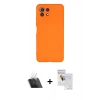 MARSİLYAN™- Mİ 11 Lite Kılıf Ahenk Serisi - Siyah Seramik Nano Ekran Koruyucu + Kamera Lens Koruma Cam - SF