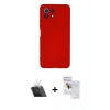 MARSİLYAN™- Mİ 11 Lite Kılıf Ahenk Serisi - Siyah Seramik Nano Ekran Koruyucu + Kamera Lens Koruma Cam - SF