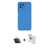 MARSİLYAN™- Mİ 11 Lite Kılıf Ahenk Serisi - Siyah Seramik Nano Ekran Koruyucu + Kamera Lens Koruma Cam - SF