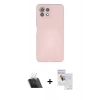 MARSİLYAN™- Mİ 11 Lite Kılıf Ahenk Serisi - Siyah Seramik Nano Ekran Koruyucu + Kamera Lens Koruma Cam - SF