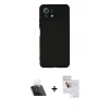 MARSİLYAN™- Mİ 11 Lite Kılıf Ahenk Serisi - Siyah Seramik Nano Ekran Koruyucu + Kamera Lens Koruma Cam - SF