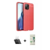 MARSİLYAN™- Mİ 11 Lite Kılıf Doruk Klasik Özel Seri - Siyah 20D Premium Cam Ekran Koruyucu + Kamera Lens Koruma Cam - SF