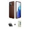 MARSİLYAN™- Mİ 11 Lite Kılıf Eksen Form Prime - Siyah 20D Premium Cam Ekran Koruyucu + Kamera Lens Koruma Cam - SF