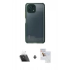 MARSİLYAN™- Mİ 11 Lite Kılıf Nova Asil Özel Seri - Siyah Seramik Nano Ekran Koruyucu + Kamera Lens Koruma Cam - SF