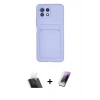 MARSİLYAN™- Mİ 11 Lite Kılıf Vadi Çizgi Prime - Şeffaf Pasifik Cam Ekran Koruyucu + Kamera Lens Koruma Cam - SF