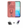 MARSİLYAN™- Mİ 11 Lite Kılıf Vadi Form Prime - Şeffaf Pasifik Cam Ekran Koruyucu + Kamera Lens Koruma Cam - SF