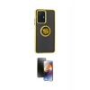 MARSİLYAN™- Mi 11T Pro Kılıf Yörünge Çizgi - Siyah 3D Antistatik Mat Seramik Nano Ekran Koruyucu