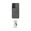 MARSİLYAN™- Mi 12 Lite Kılıf Ahenk Çizgi Serisi - Şeffaf Pasifik Cam Ekran Koruyucu